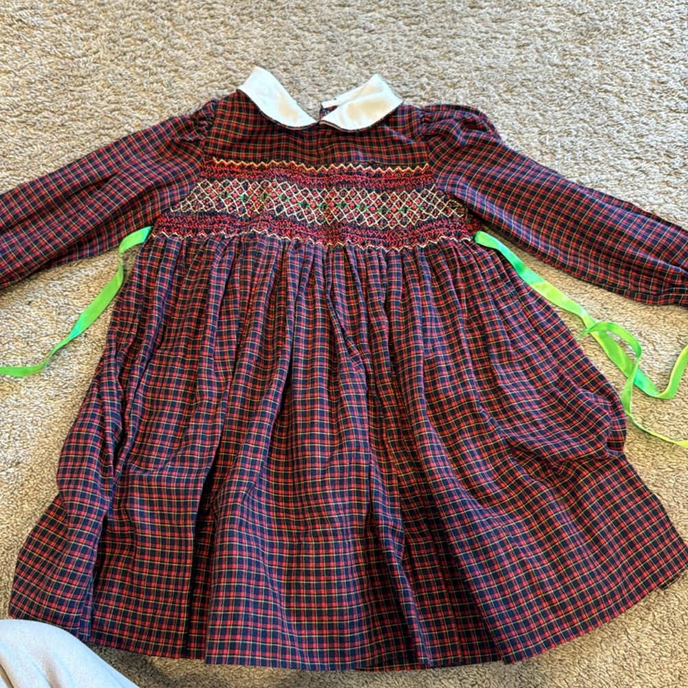 Vintage Christmas dress girls